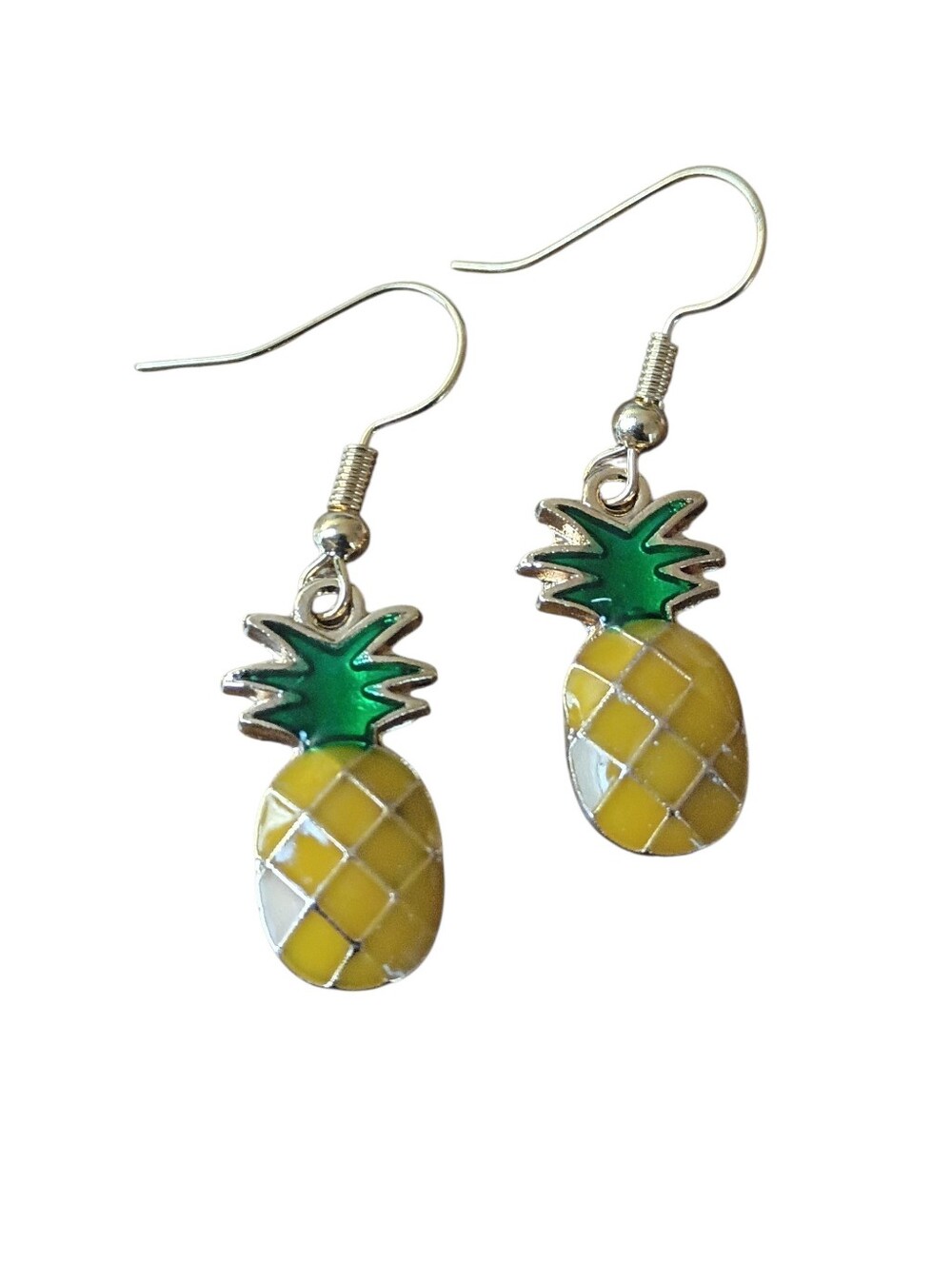 Earrings Pineapple Drop Dangle Earrings - Yellow & Green Fashion Jewelry